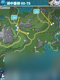 原神湖光铃兰采集路线图怎么看