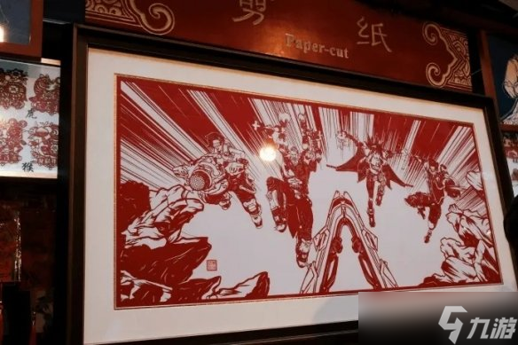 还有隐藏彩蛋 《无主之地4》赛博剪纸快闪店现身成都