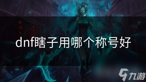 dnf瞎子用哪个称号好