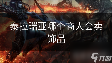 泰拉瑞亚哪个商人会卖饰品
