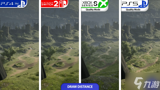 《霍格沃茨之遗》四主机画面对比：Switch2表现更接近PS4 Pro