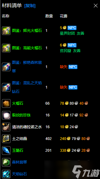 《魔兽世界》wlk珠宝300以后冲级攻略