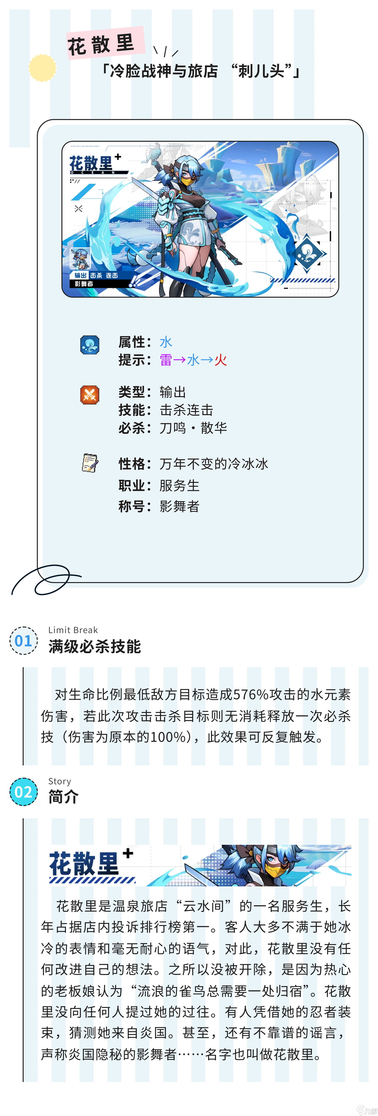 龙王大人花散里 冷血影舞者的战斗体系与背景秘密
