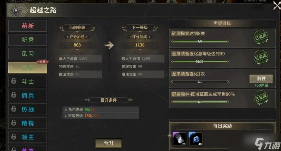 《奇跡世界起源》超越之路通關(guān)攻略