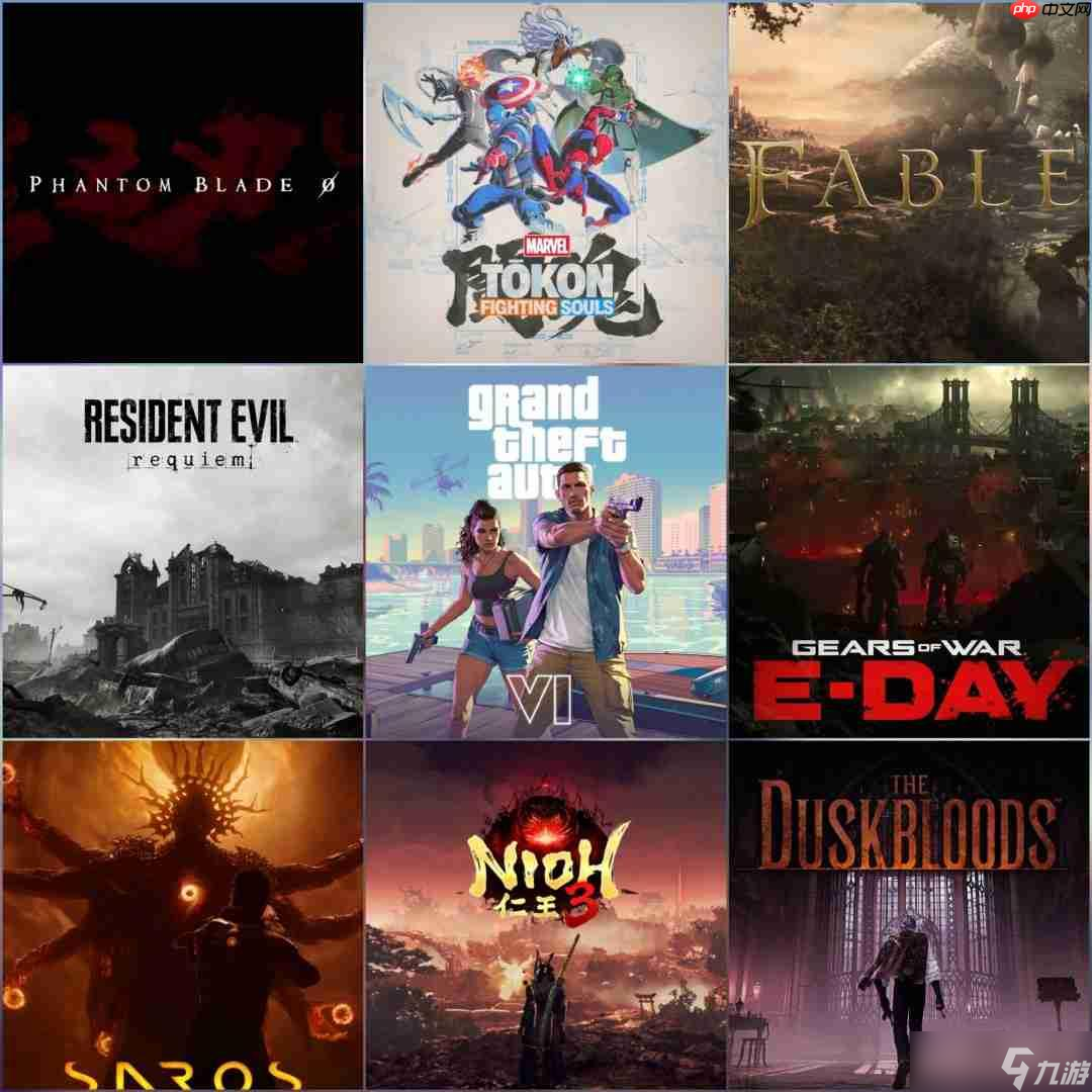 一超多强 《GTA6》、《生化危机9》等大作扎堆在2026年发售
