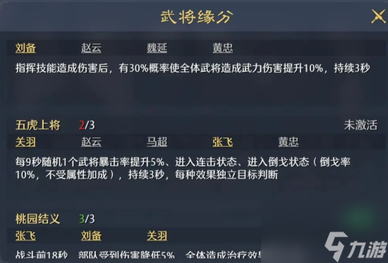 《九牧之野》武将基础属性介绍