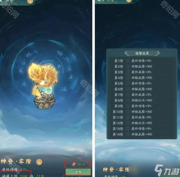《寻道大千》神躯系统升级攻略
