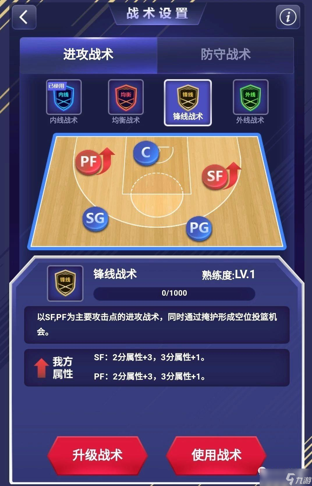 美職籃英雄NBA英雄布陣，戰(zhàn)術(shù)使用講解