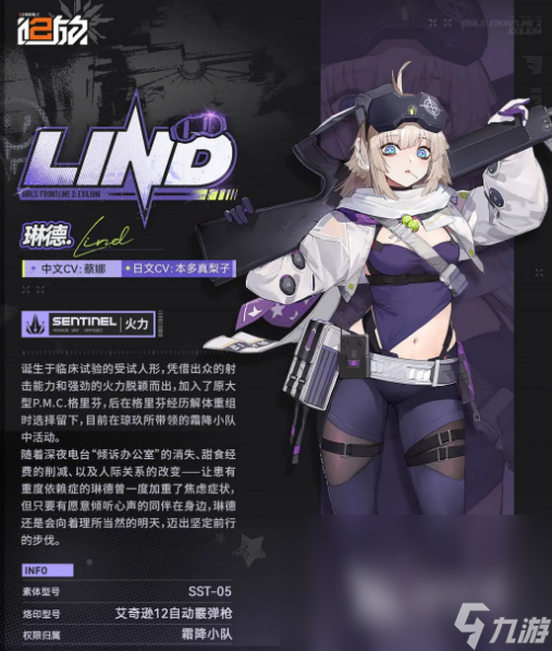 少女前線2琳德介紹 少女前線2琳德怎么樣