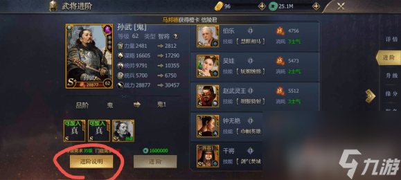 《戰(zhàn)國(guó)》戰(zhàn)力怎樣才能快速提升 武將的進(jìn)階和等級(jí)介紹