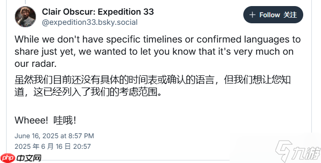 《光与影：33号远征队》暂无DLC计划 或将推出无障碍功能与新内容！