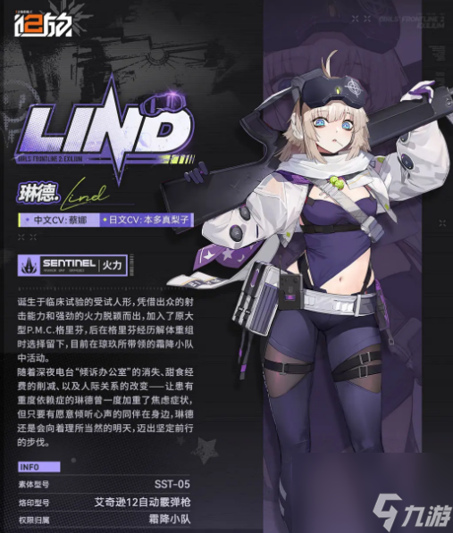 《少女前線2》琳德介紹