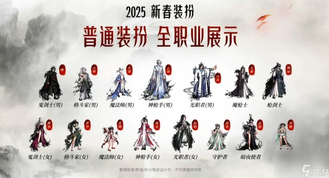 DNF 2025春节套全职业外观展示
