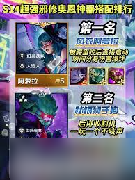 云顶之弈s14狮子狗出什么装备好