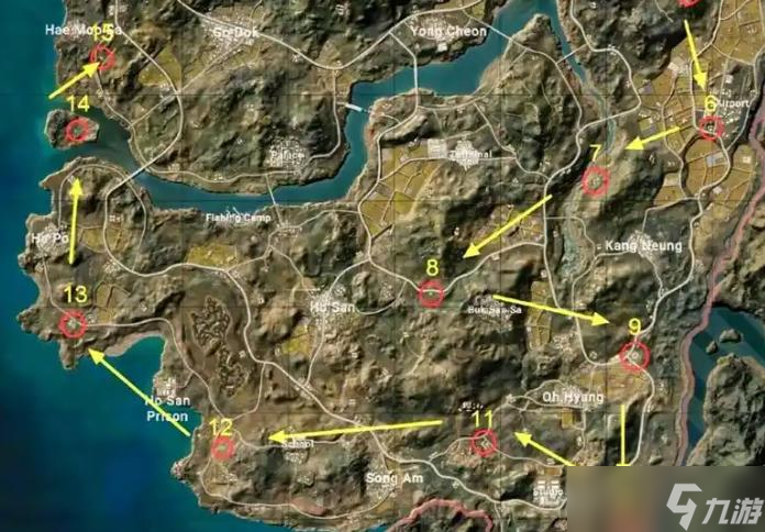 绝地求生哪些地方比较肥
