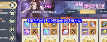 浮光幻想怎么免费获取VIP经验