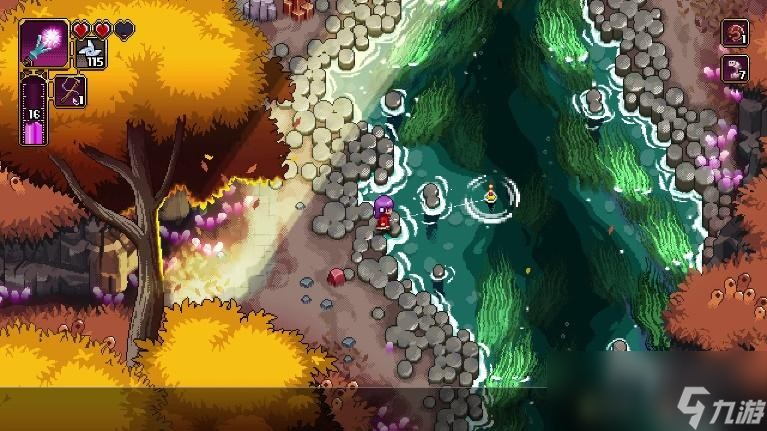 俯视角2D动作游戏《先驱者真子（Outrider Mako）》现已在Steam上发售！