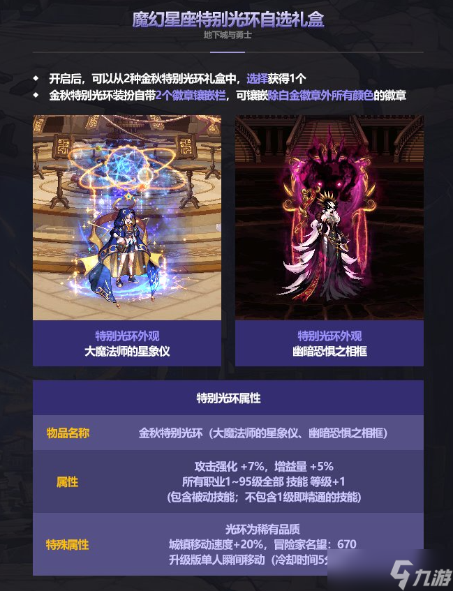 《DNF》2023年國慶套光環(huán)屬性介紹