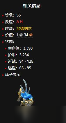 《魔兽世界》加德纳尔军团士兵位置