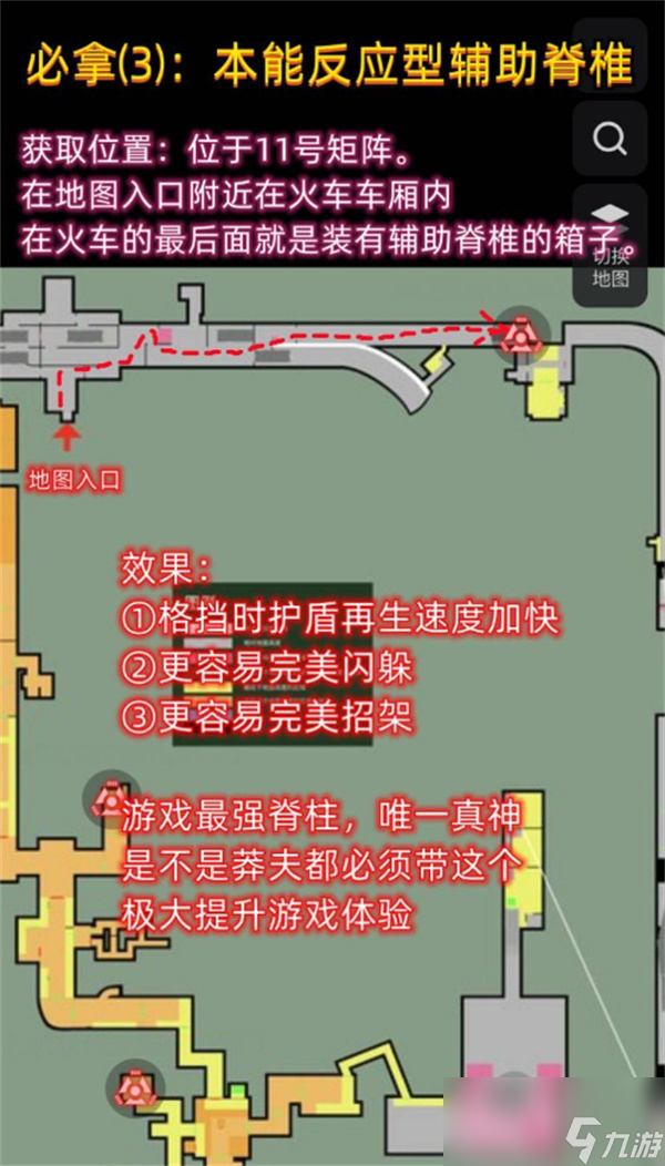 剑星前期辅助脊椎有什么