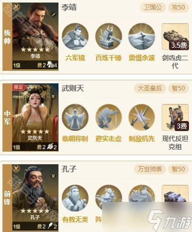 《世界啟元》S10賽季李靖武則天孔子隊(duì)推薦