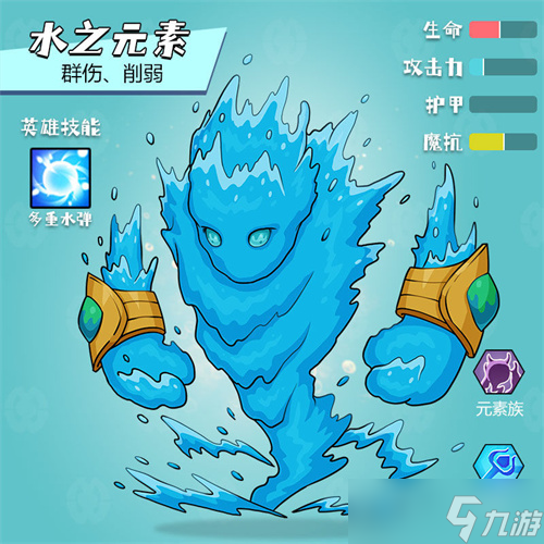 魔塔与勇士水之元素怎么样