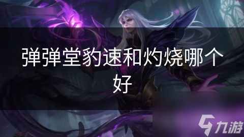 弹弹堂豹速和灼烧哪个好