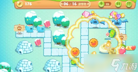 保卫萝卜2遇见阿秋4关攻略