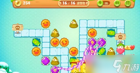 保卫萝卜2遇见阿秋4关攻略
