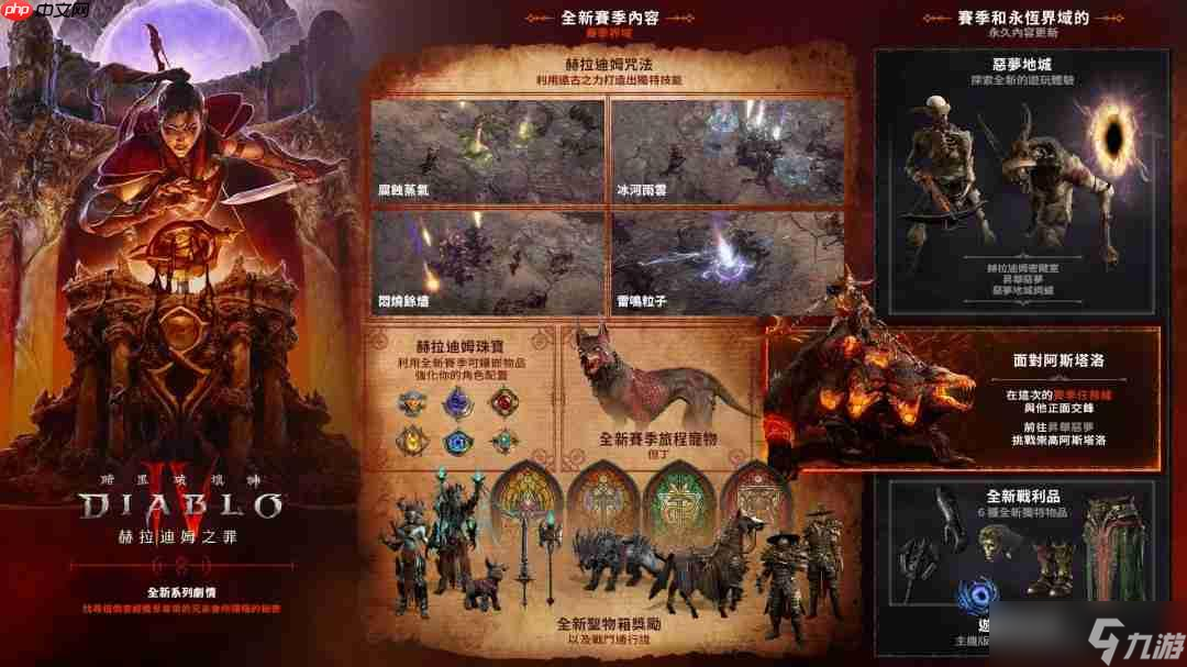 《暗黑破壞神4》第九賽季預告片 7月2日上線