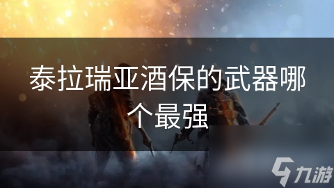 泰拉瑞亚酒保的武器哪个最强