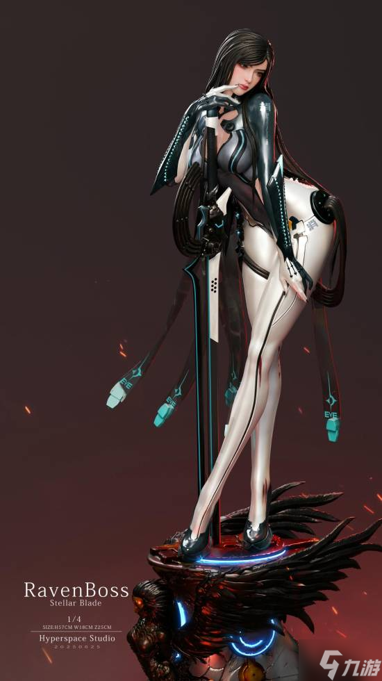《劍星》絕美渡鴉GK雕像公布：非常逼真！
