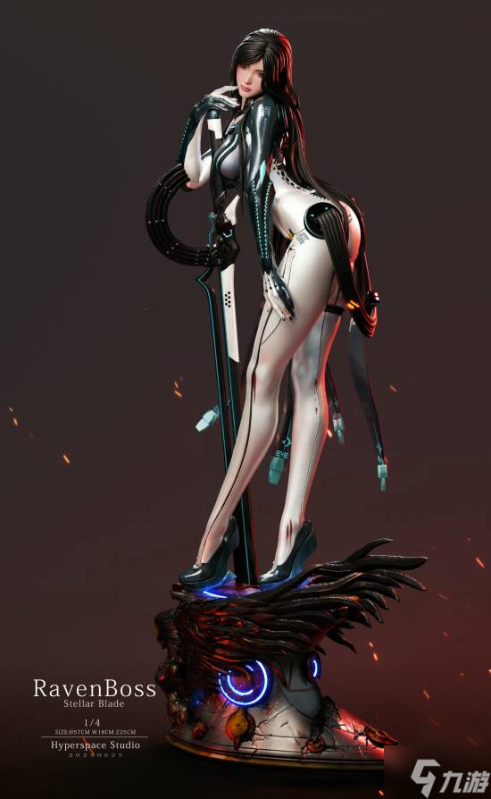 《劍星》絕美渡鴉GK雕像公布：非常逼真！