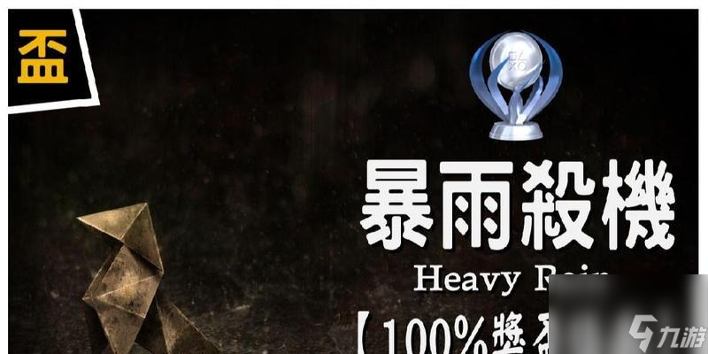 《寂静岭暴雨》游戏全成就 奖杯攻略大揭秘 