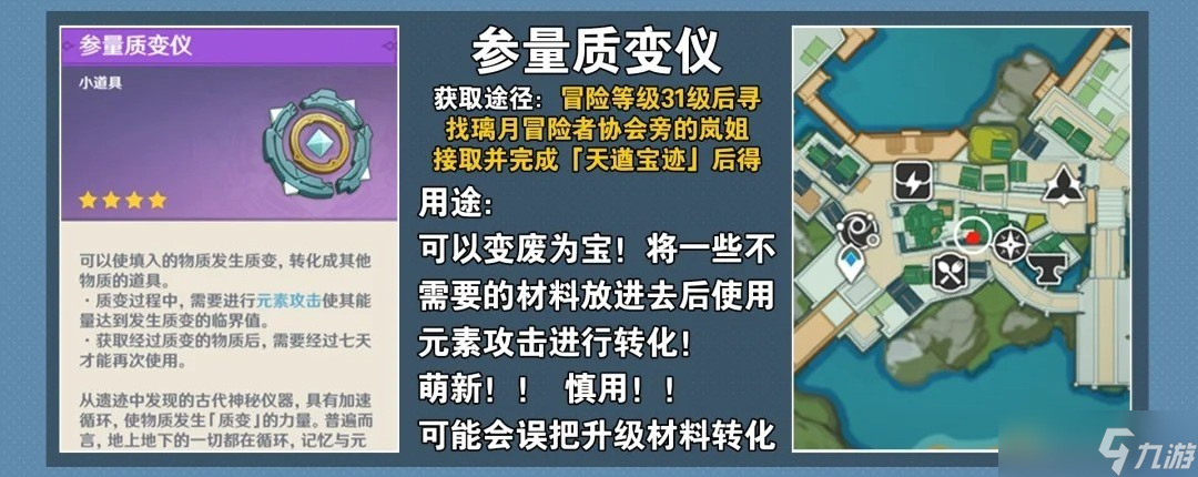 原神实用道具有哪些?