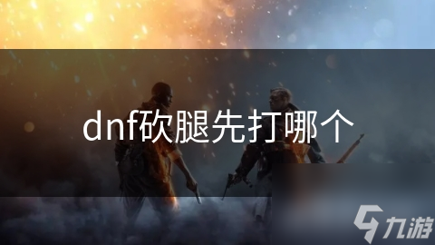 dnf砍腿先打哪个