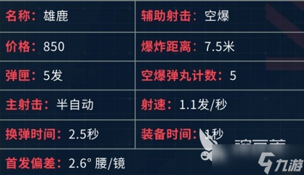 无畏契约手游雄鹿怎么样 无畏契约源能行动雄鹿武器介绍