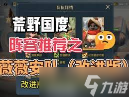 荒野国度薇薇安队怎么搭配阵容
