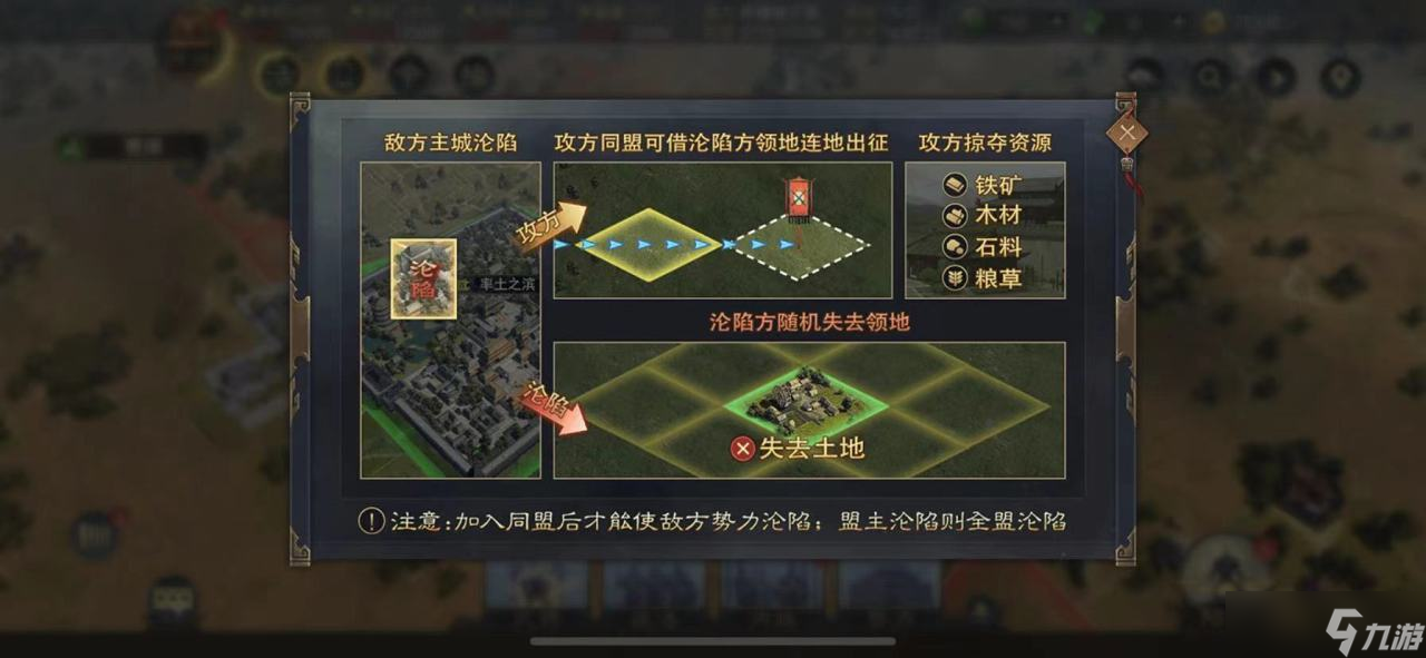率土之滨怎么打下别人的土地
