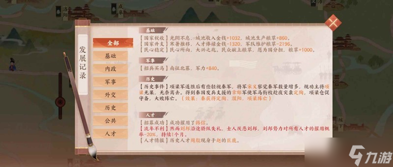 忘川风华录经略攻略 经略楚汉怎么玩攻略中篇