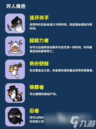 鹅鸭杀身份有哪些 鹅鸭杀身份选择建议