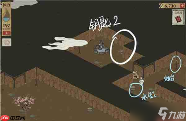 江南百景圖桃花塢寶箱鑰匙位置攻略