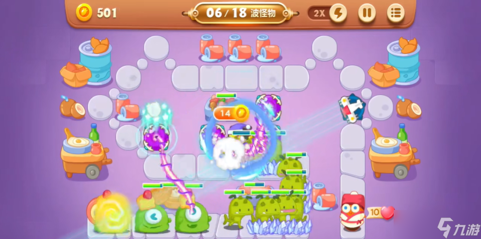 保卫萝卜3夜市第19关怎么过