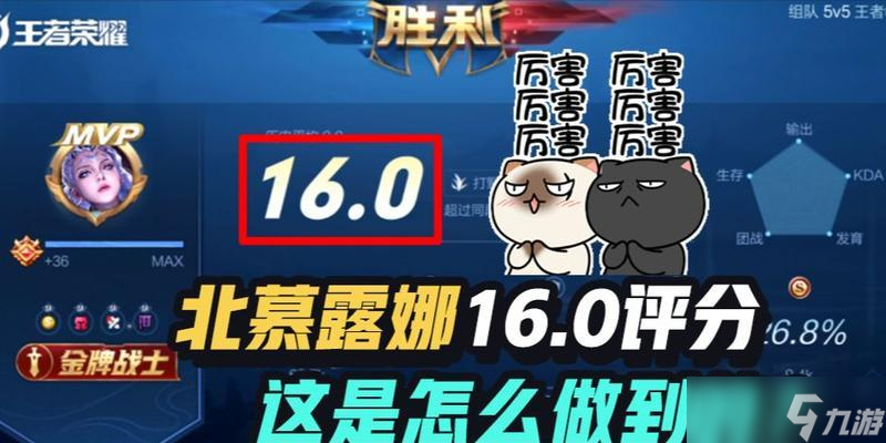 王者荣耀国服的评价标准是什么？