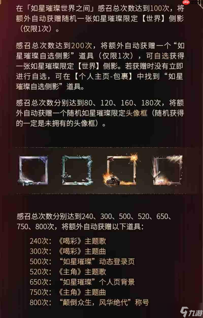 世界之外如星璀璨世界之間活動(dòng)規(guī)則介紹