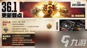 绝地求生36.1竞技比赛改版内容是什么