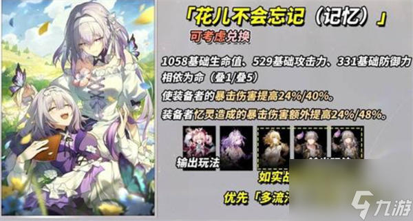 崩壞：星穹鐵道3.4新增四星光錐適配角色