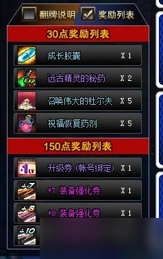 dnf翻牌奖励跟什么有关系截图