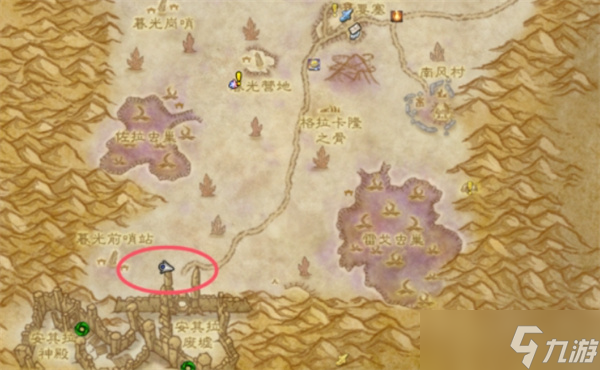 魔兽世界幼年其拉守护者位置位置一览