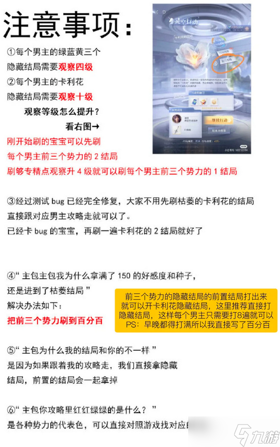 恋与深空灵空行动全角色攻略流程汇总